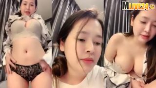 คลิปหลุดMlive น้องเฟื่องฟ้า สาวสวยขาวอวบนมใหญ่ ไลฟ์เสียวยั่วคนดูให้เงี่ยนนมใหญ่คับชั้นในขาวเนียนน่าเย็ดจัด